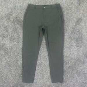 Cuts AO Jogger Pants Mens Large Olive Green Slim Fit Performance Athleisure